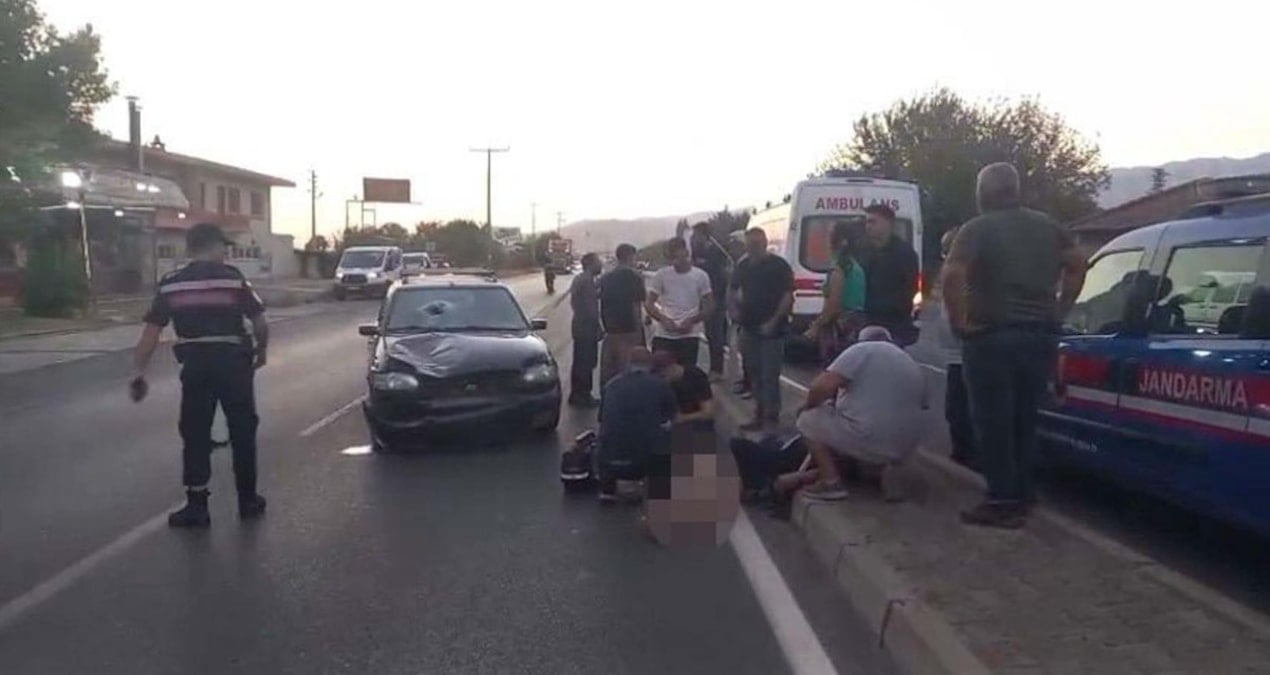 aydinda otomobilin carptigi yaya can verdi PzLxUILY