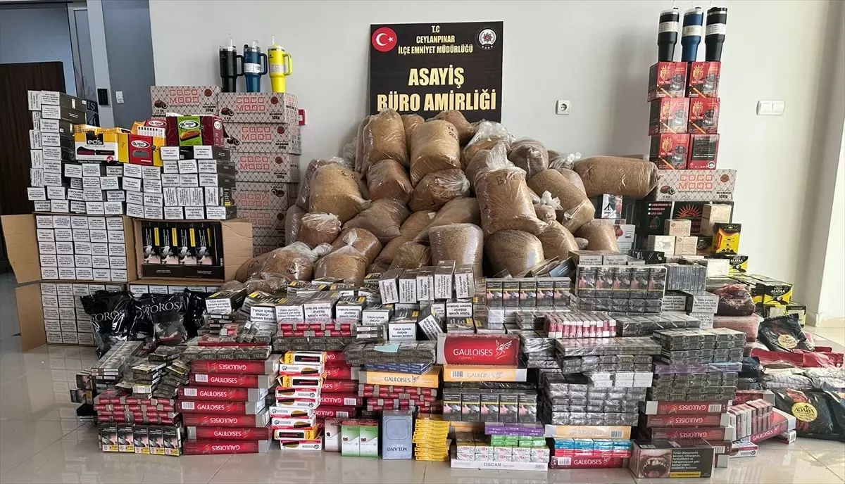 Ceylanpınar’da Kaçak Malzeme Operasyonu