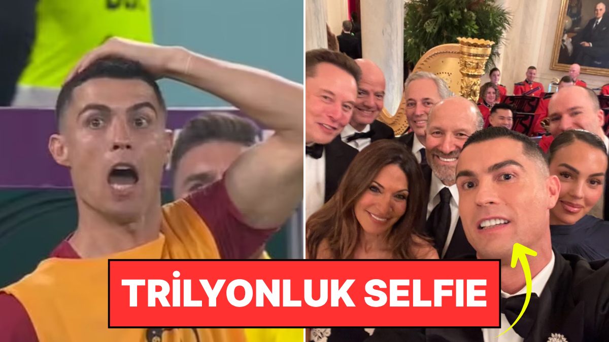 Cristiano Ronaldo’nun Beyaz Saray’da Çektiği Selfie Gündem Oldu: Trilyon Dolarlık Selfie!