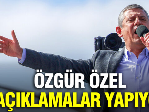 Özgür Özel, Millet İradesine Sahip Çıkıyor Mitinginde Konuştu