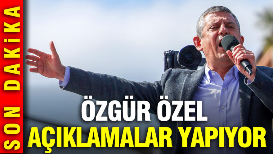 Özgür Özel, Millet İradesine Sahip Çıkıyor Mitinginde Konuştu